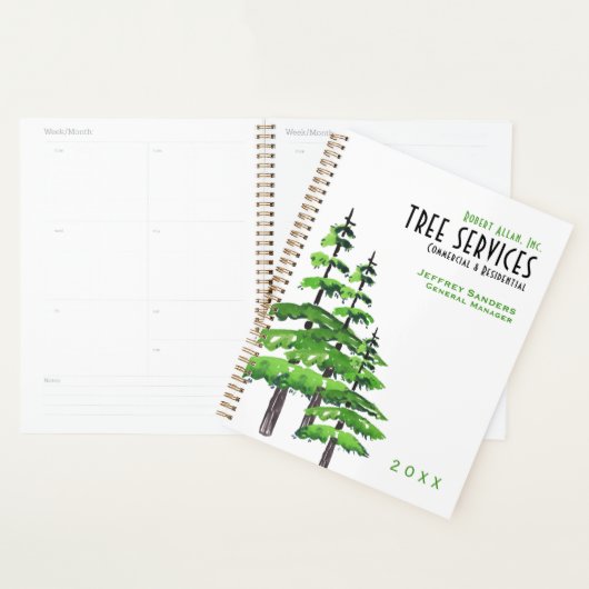 Professionele Tree Services Business Planner (Display)