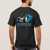 Professionele Trucking bedrijf reparatie T-shirt (Achterkant)