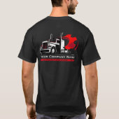 Professionele Trucking bedrijf reparatie T-shirt (Achterkant)