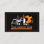 Professionele Trucking bedrijf reparatie Visitekaartje (Voorkant)