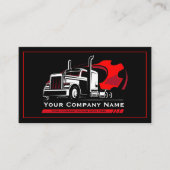 Professionele Trucking bedrijf reparatie Visitekaartje (Voorkant)