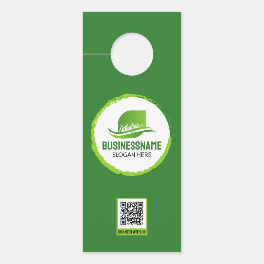 Professionele Tuinieren Landscaping Lawn Care Mow Deurhanger (Voorkant)