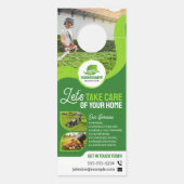 Professionele Tuinieren Landscaping Lawn Care Mow Deurhanger (Achterkant)