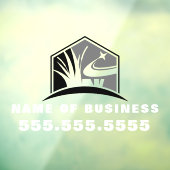 Professionele Tuinieren Lawn Care Landscaping Raamsticker (Vel 3)