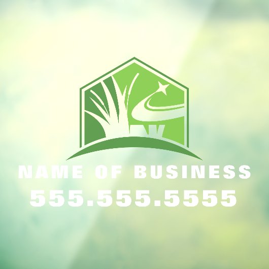 Professionele Tuinieren Lawn Care Landscaping Raamsticker (Vel 3)