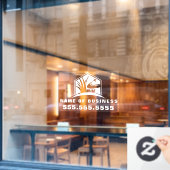 Professionele Tuinieren Lawn Care Landscaping Raamsticker (Cafe Raam)