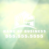 Professionele Tuinieren Lawn Care Landscaping Raamsticker (Vel 3)