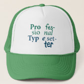 Professionele tyfoon — Trucker Hat Trucker Pet (Voorkant)