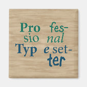 Professionele Typesetter Magneet (Voorkant)