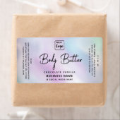 Professionele typografie holografisch logo l etiket (Insitu)