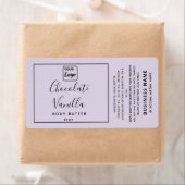 Professionele typografie lavender je logo-product etiket (Insitu)