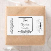 Professionele typografie zwart wit logo product etiket (Insitu)