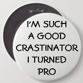 Professionele uitsteller? ronde button 6,0 cm (Voorkant /achterkant)