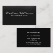 Professionele unieke elegante fotografische kunste visitekaartje (Voorkant / Achterkant)