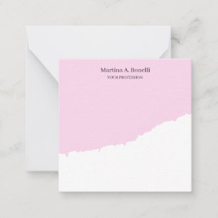 Professionele Unieke Elegante Plain Eenvoudige Spe Notitiekaartje