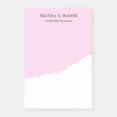 Professionele Unieke Elegante Plain Eenvoudige Spe Post-it® Notes (Voorkant)