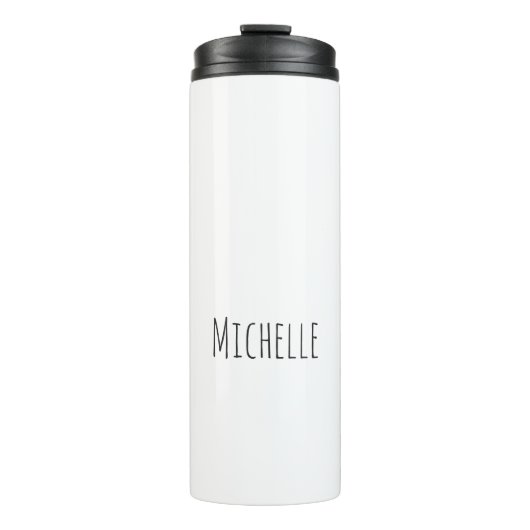 Professionele Unieke Klassieke Eenvoudige Jouw naa Thermosbeker (Voorkant)