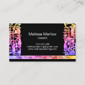 Professionele Unieke Maid House schoonmaakdiensten Visitekaartje (Achterkant)