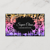 Professionele Unieke Maid House schoonmaakdiensten Visitekaartje (Voorkant)