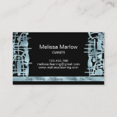 Professionele Unieke Maid House schoonmaakdiensten Visitekaartje (Achterkant)