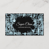 Professionele Unieke Maid House schoonmaakdiensten Visitekaartje (Voorkant)