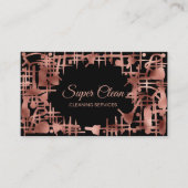 Professionele Unieke Maid House schoonmaakdiensten Visitekaartje (Voorkant)