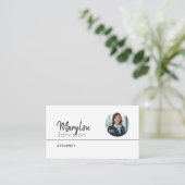 Professionele UNISEX (FOTO INSERT) - Visitekaartje (Staand voorkant)