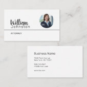 Professionele UNISEX (FOTO INSERT) - Visitekaartje (Voorkant / Achterkant)