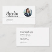 Professionele UNISEX (FOTO INSERT) - Visitekaartje (Voorkant / Achterkant)