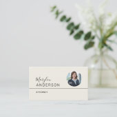 Professionele UNISEX (FOTO INSERT) - Visitekaartje (Staand voorkant)