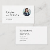 Professionele UNISEX (FOTO INSERT) - Visitekaartje (Voorkant / Achterkant)