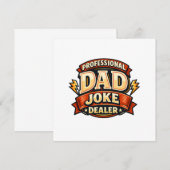 Professionele Vadergrapjeshandelaar Funny Vaderdag Kaart (Voorkant / Achterkant)
