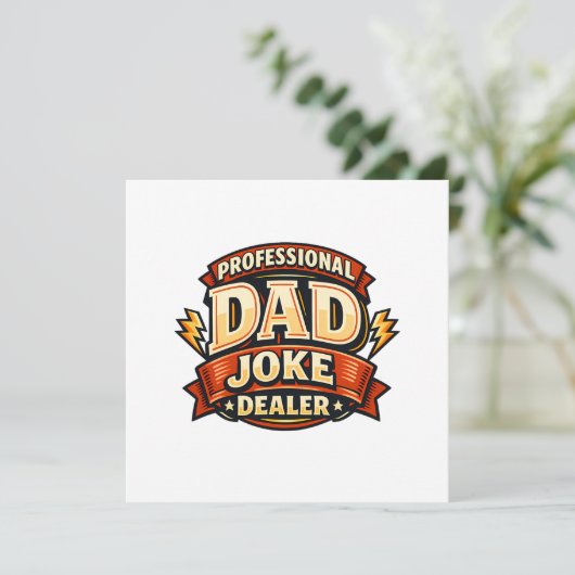 Professionele Vadergrapjeshandelaar Funny Vaderdag Kaart (Staand voorkant)