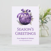 Professionele vakantie Kaart | Logo en website (Staand voorkant)