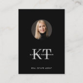 Professionele Vastgoed Foto Realtor Zwart Visitekaartje (Voorkant)