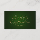 professionele vastgoedmakelaar voegt foto-QR-code  Visitekaartje (Voorkant)