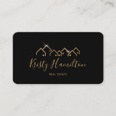 professionele vastgoedmakelaar voegt foto-QR-code  Visitekaartje (Voorkant)