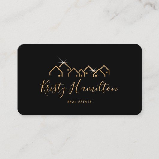 professionele vastgoedmakelaar voegt foto-QR-code  Visitekaartje (Voorkant)