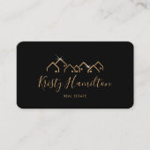 professionele vastgoedmakelaar voegt foto-QR-code  Visitekaartje (Voorkant)