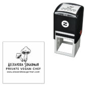 Professionele Veganistische Chef Paddenstoelen Zak Zelfinktende Stempel (In situ)