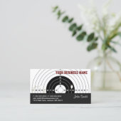 Professionele Veiligheid Bodyguard Pistool Dealer Visitekaartje (Staand voorkant)