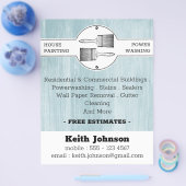 Professionele vereffeningsschoner flyer (Enkel)