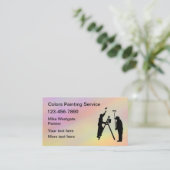 Professionele verf Nieuw Visitekaartje (Staand voorkant)