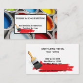 Professionele verf visitekaartje (Voorkant / Achterkant)