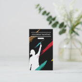 Professionele verf visitekaartje (Staand voorkant)