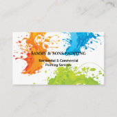 Professionele verf visitekaartje (Voorkant)