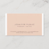 Professionele verfijnde eenvoudige kleur Eenvoudig Visitekaartje (Voorkant)