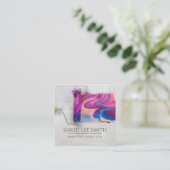 Professionele verfservice vierkante visitekaartje (Staand voorkant)