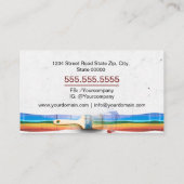 Professionele verfservice visitekaartje (Achterkant)