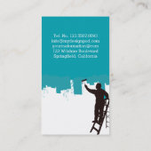 Professionele verfservice visitekaartje (Achterkant)